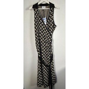 Diane Von Furstenberg for Target Vintage Weave Knit Midi Wrap Dress XXL New